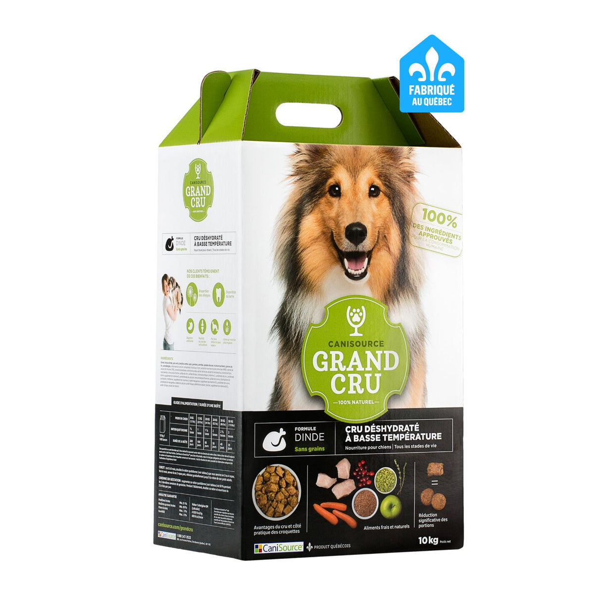 Canisource Grand Cru Nourriture Pour Chien, Sans Grains - Dinde - La niche&amp;moi