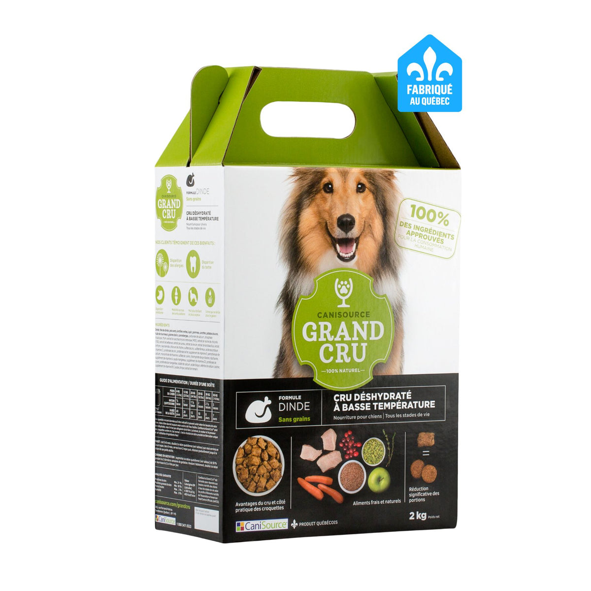 Canisource Grand Cru Nourriture Pour Chien, Sans Grains - Dinde - La niche&amp;moi
