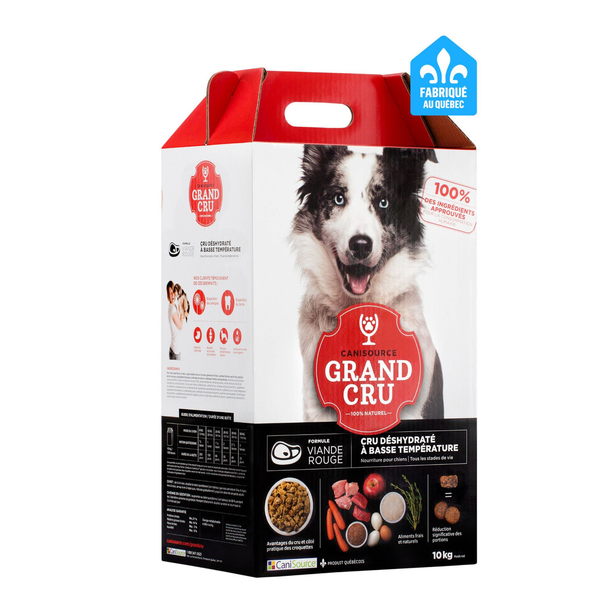 Canisource Grand Cru Nourriture Pour Chien, Sans Grains - Viande Rouge - La niche&amp;moi