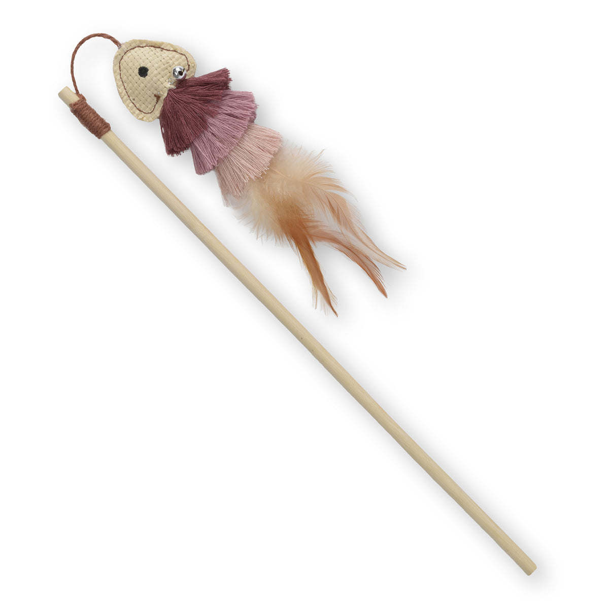 Jouet Catit pour chats, baguette avec poisson et plume - La niche&amp;moi