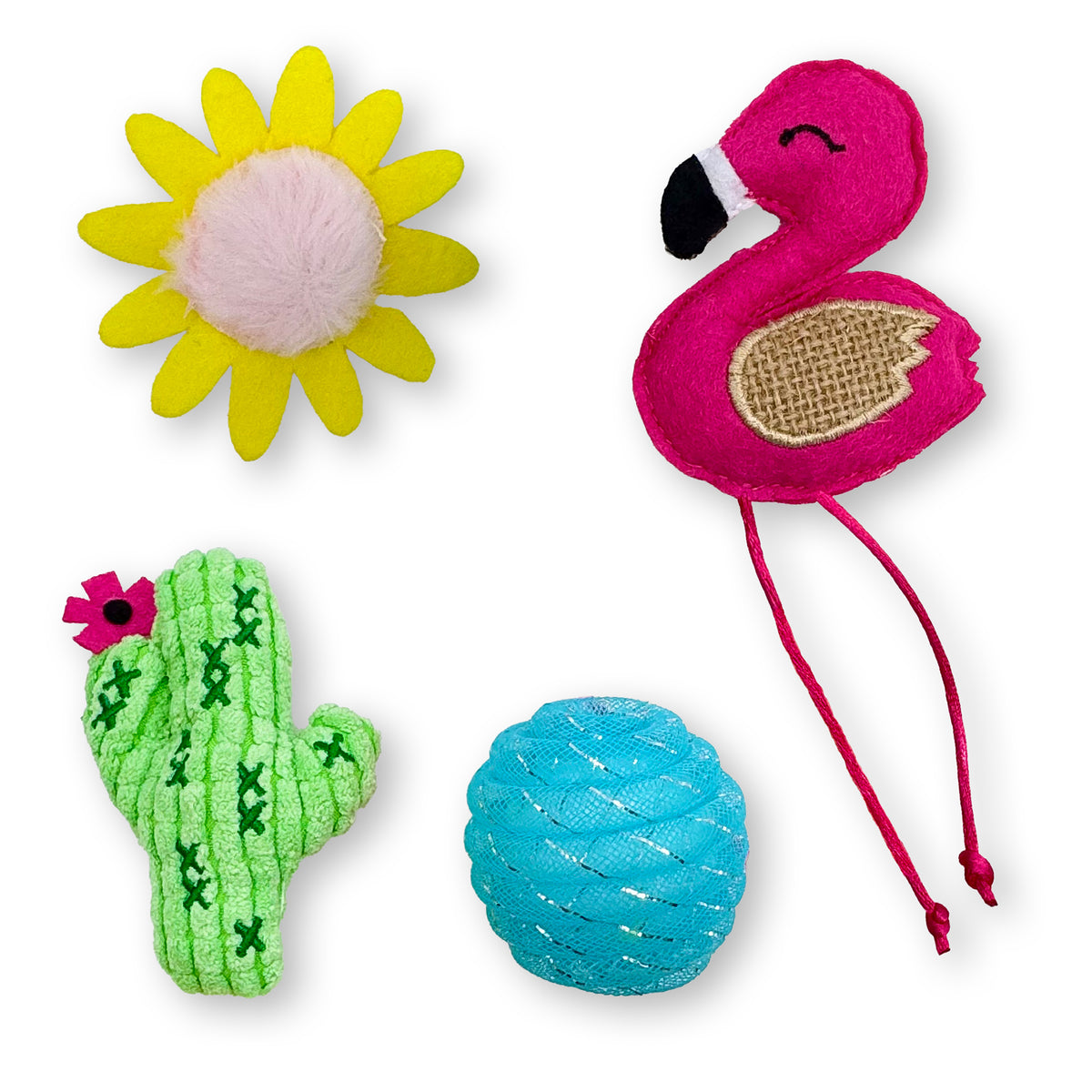 Jouet Catit pour chats, ressorts, paquet de 4 - La niche&amp;moi