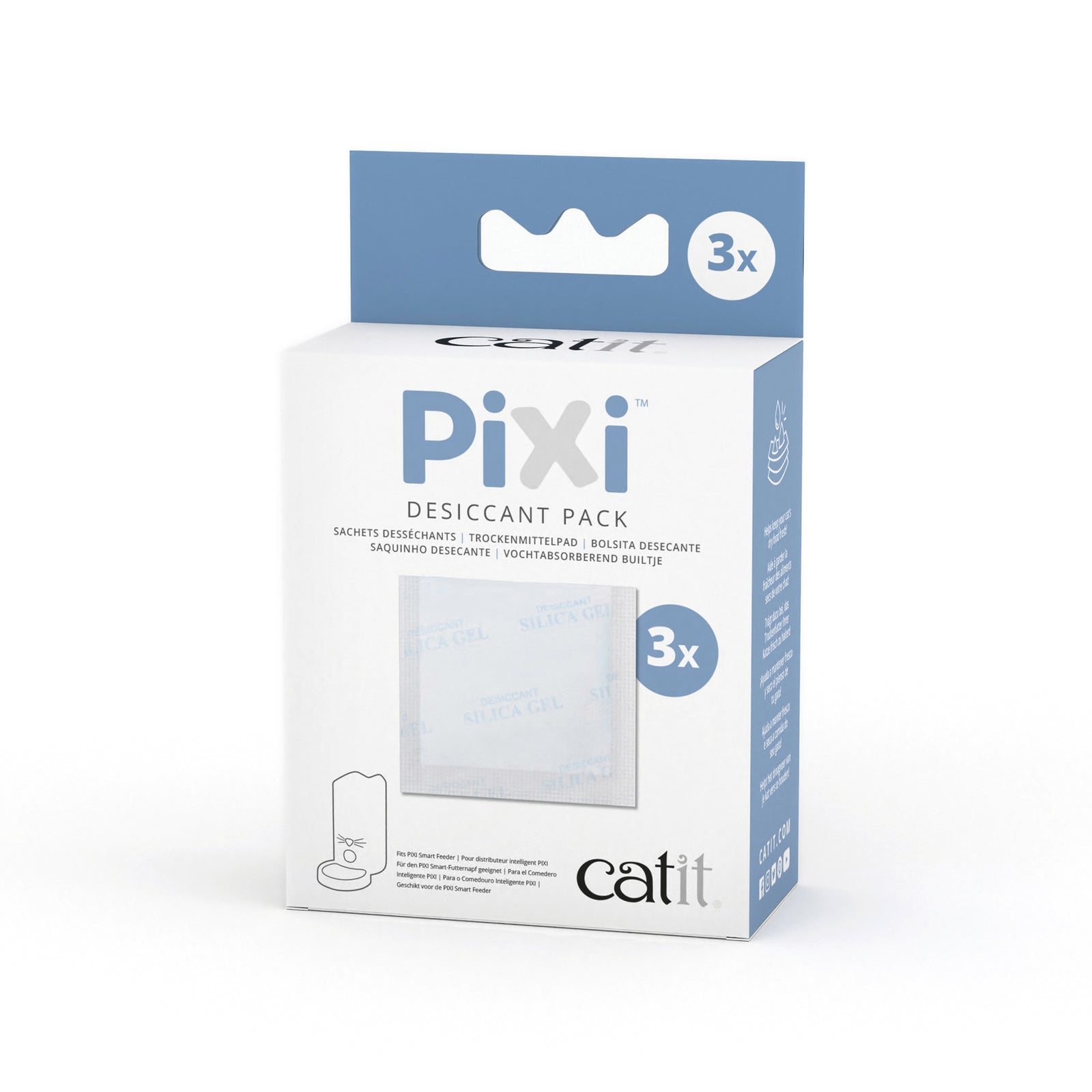 Sachets desséchants pour distributeur d’aliment Catit PIXI, paquet de 3 - La niche&moi