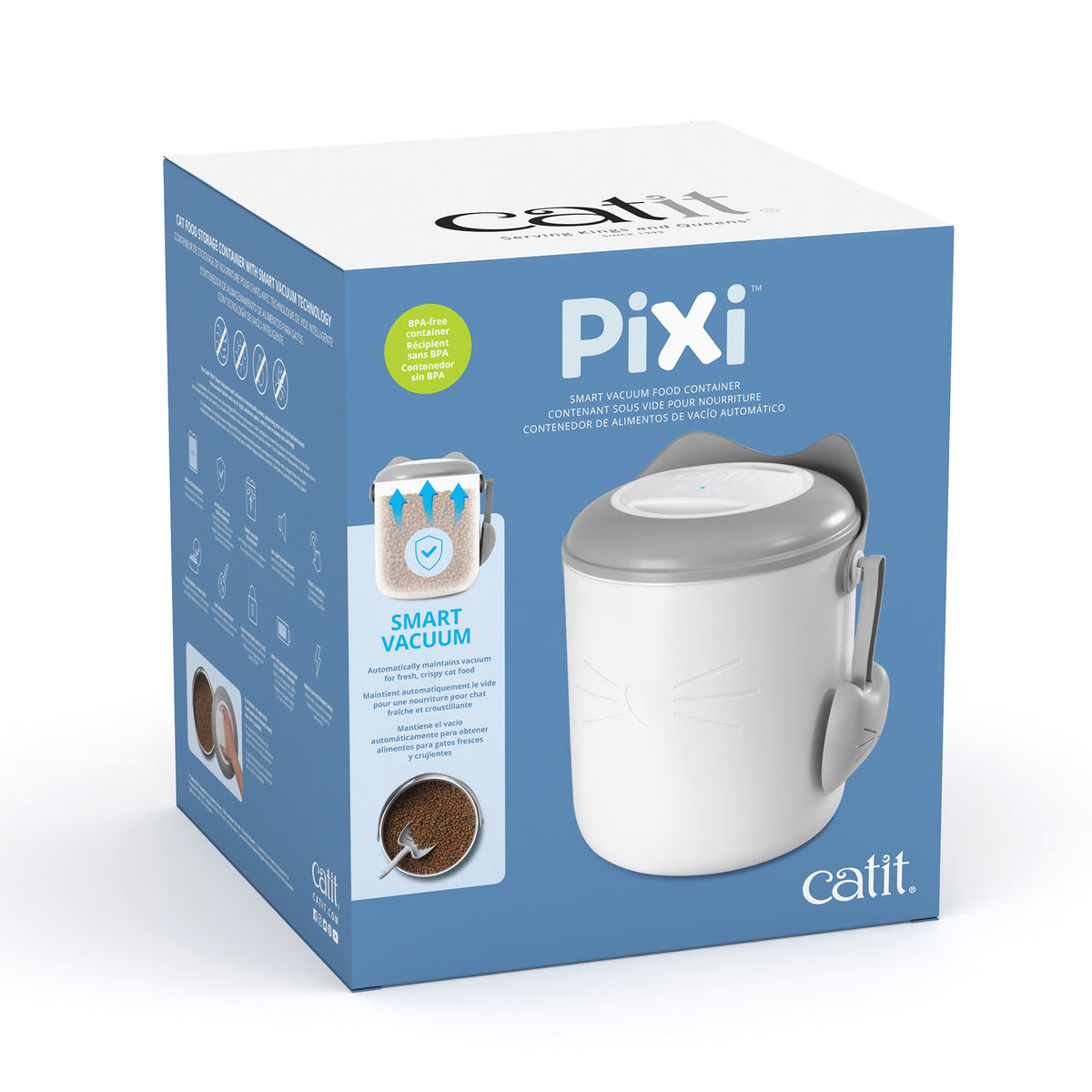 Contenant sous vide intelligent Catit PIXI pour nourriture - La niche&amp;moi