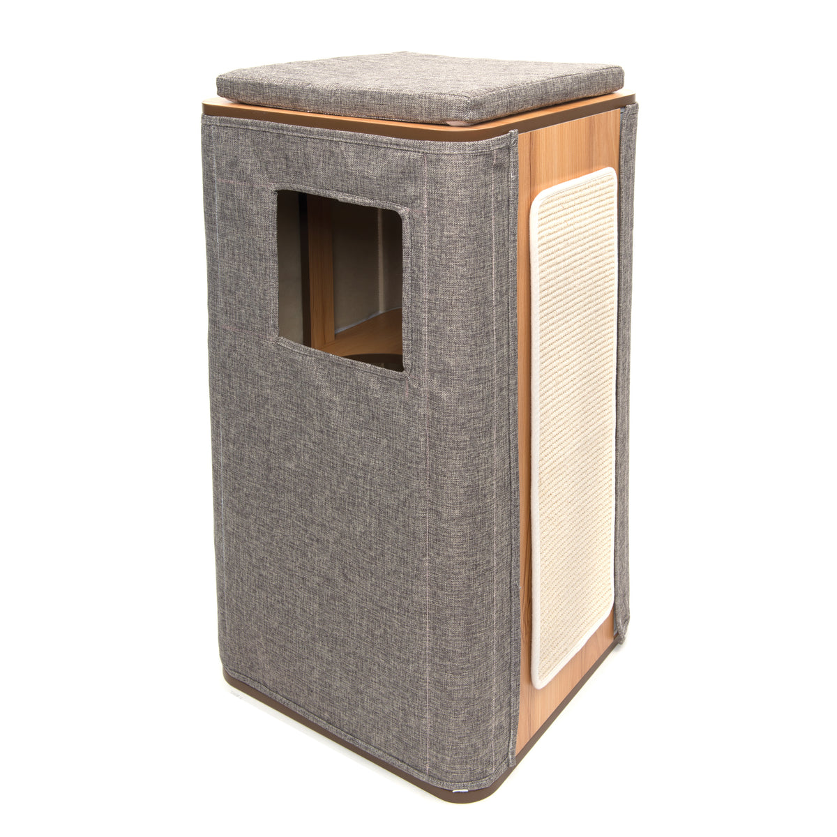Meuble Cubo Tower Vesper pour chats, 42,5 x 42,5 x 87,5 cm (17 x 17 x 34 po) - La niche&amp;moi