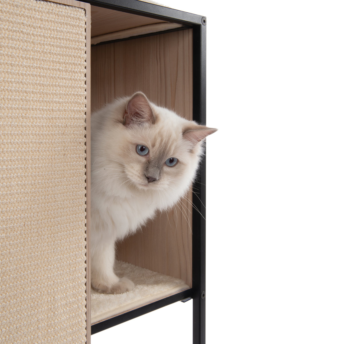 Meuble Catit Vesper Patio, petit, 42 x 42 x 80,5 cm (16,5 x 16,5 x 31,7 po) - La niche&amp;moi