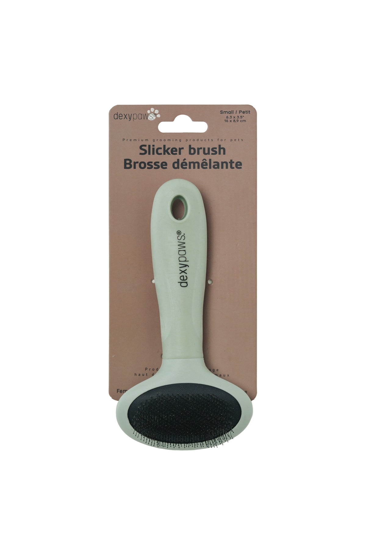 Dexypaws Brosse Démêlante à Poils Métalliques (slicker) - Petite - La niche&amp;moi