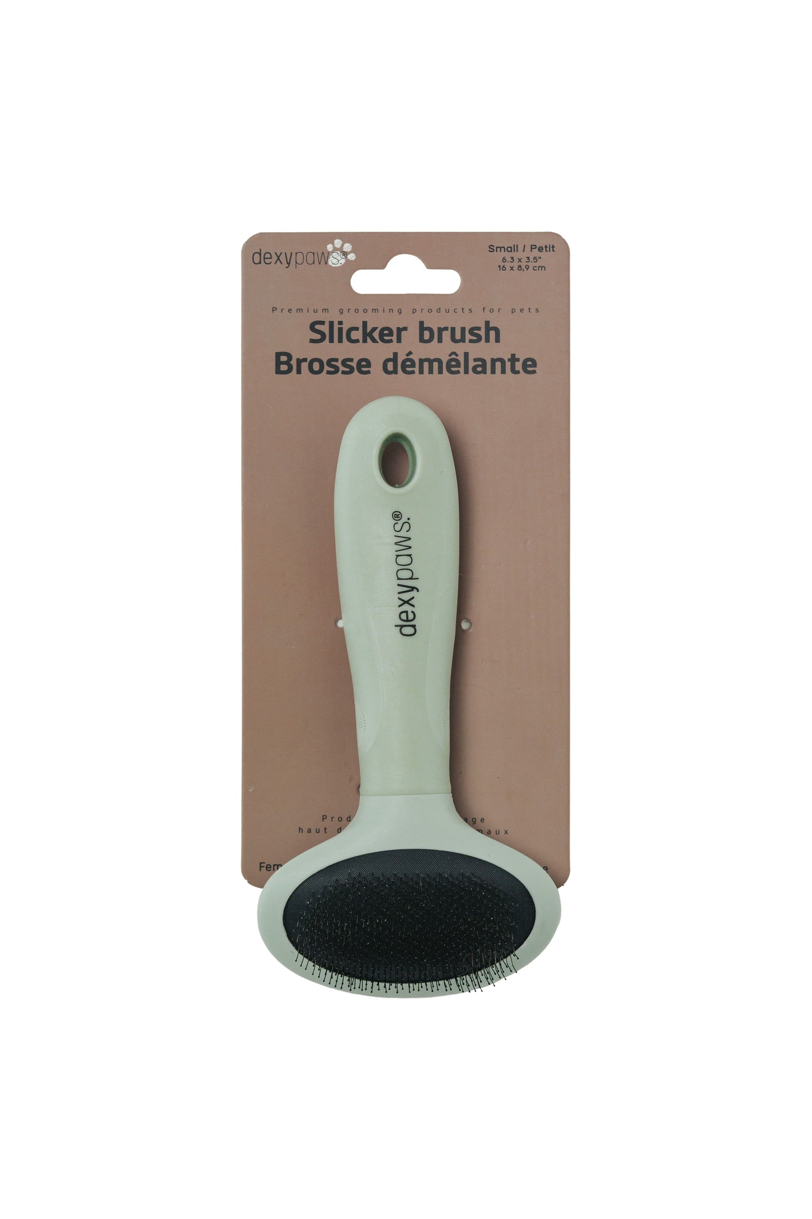 Dexypaws Brosse Démêlante à Poils Métalliques (slicker) - Petite - La niche&moi