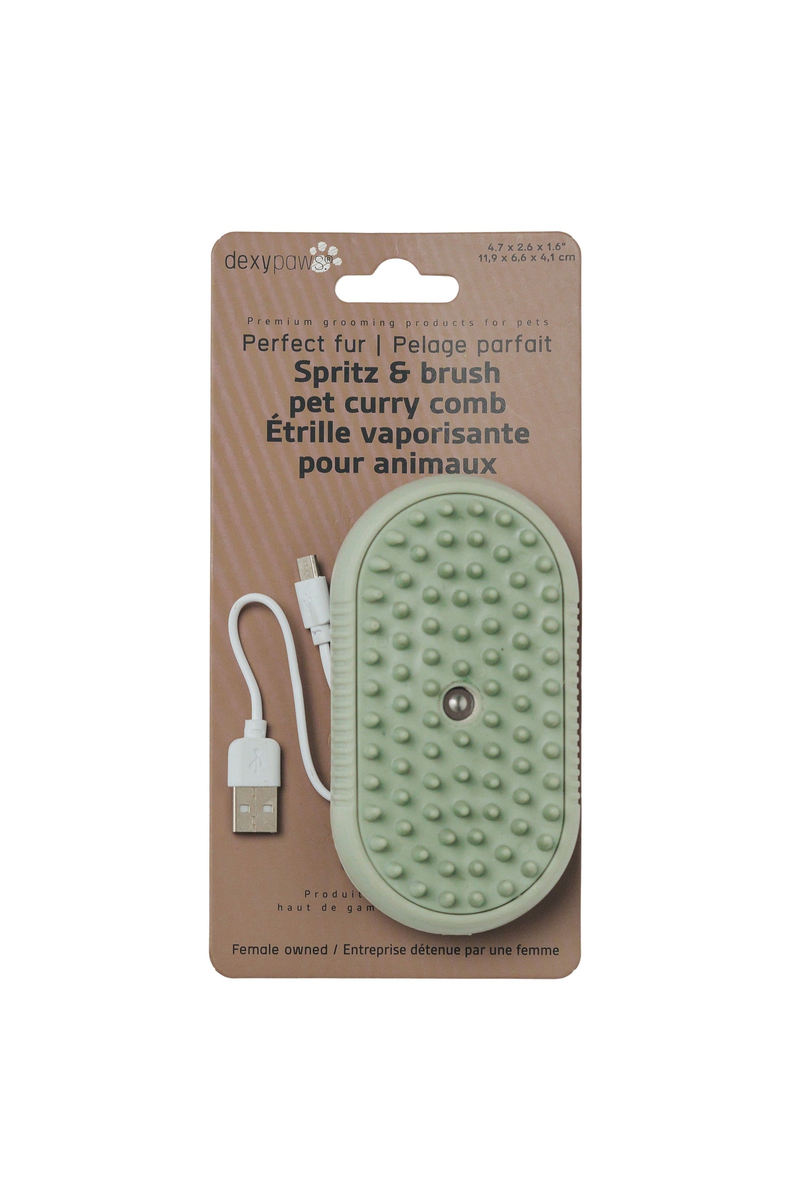 Dexypaws étrille Vaporisante Pour Animaux - électrique - La niche&moi