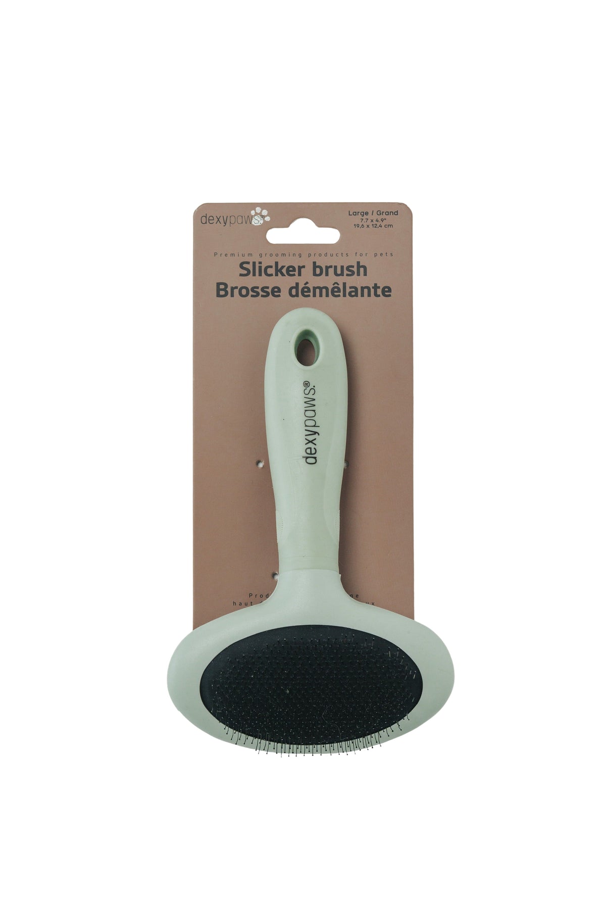 Dexypaws Brosse Démêlante à Poils Métalliques (slicker) - Grande - La niche&amp;moi