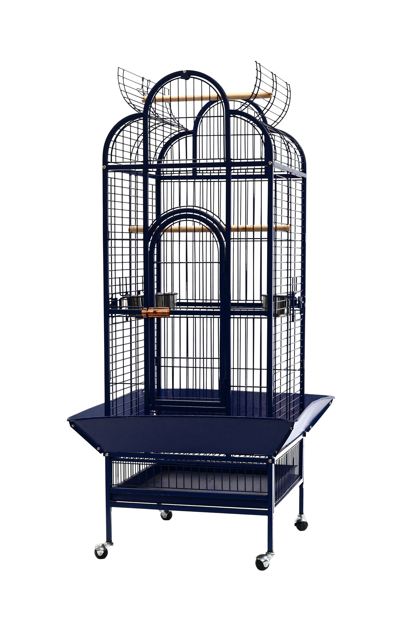 Cypress Small Parrot Cage 79x79x165cm (31x31x65") Grey