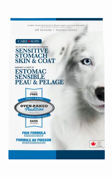 Oven-Baked Tradition Sans Grains Pour Chien, Peau Et Estomac - Poisson 4 Lb - La niche&amp;moi