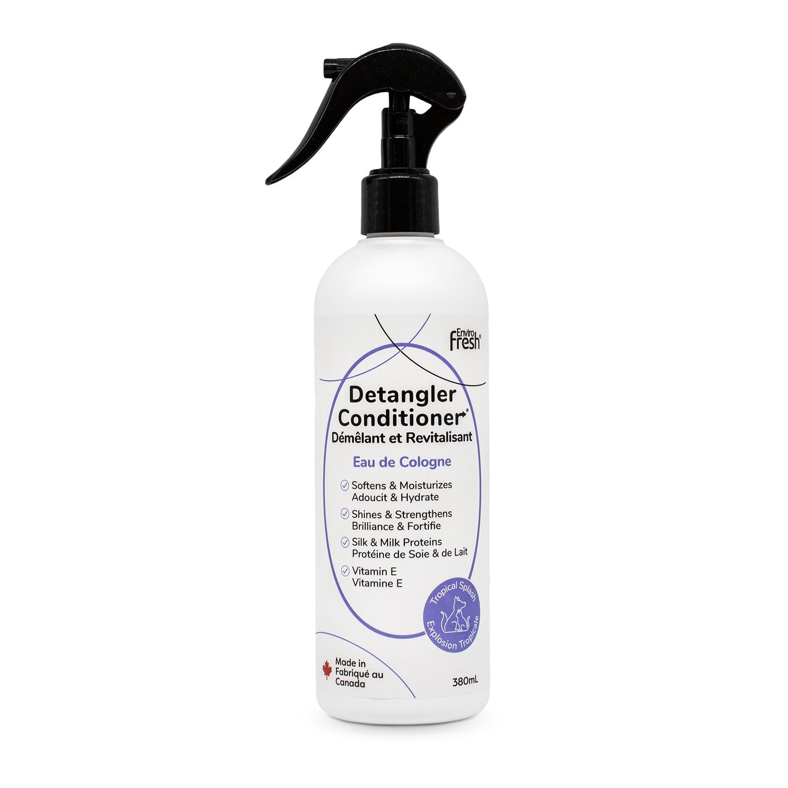 Envirofresh Après-shampoing Pour Chien, Démêlant - Splash Tropical 380ml