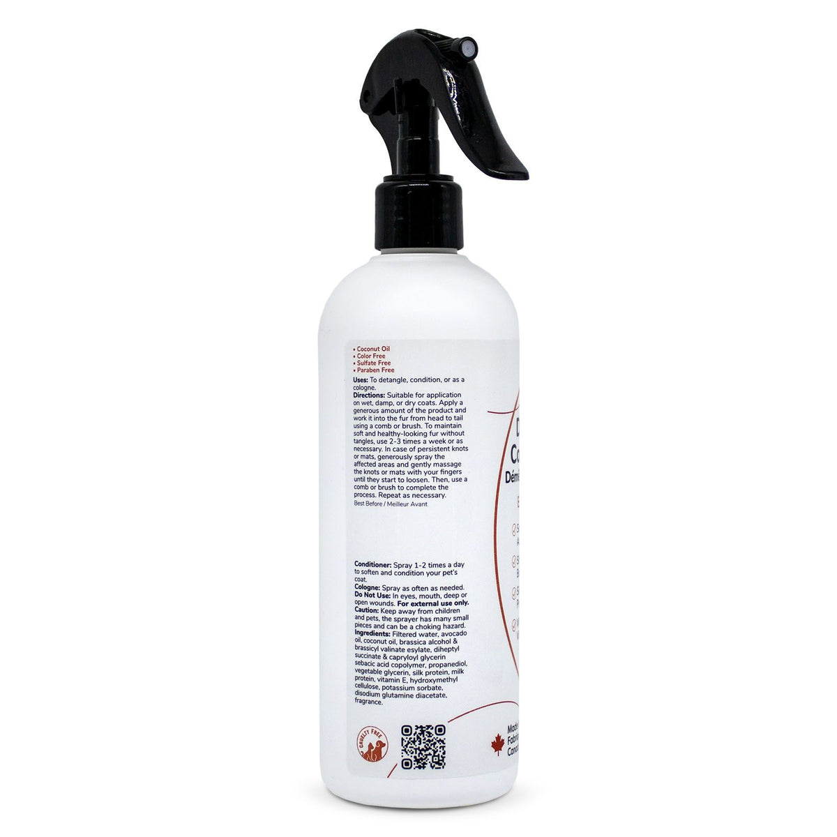 Envirofresh Après-shampoing Pour Chien, Démêlant - Baiser à La Noix De Coco 380ml - La niche&amp;moi