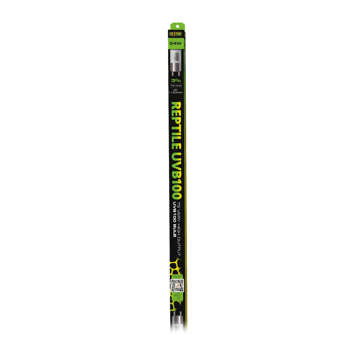 Ampoule linéaire T5 Reptile UVB100 Exo Terra à rendement très élevé, 54 W, 1 150 mm (46 po) - La niche&amp;moi