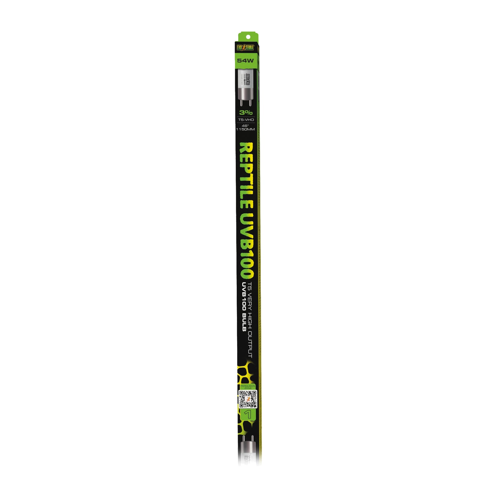 Ampoule linéaire T5 Reptile UVB100 Exo Terra à rendement très élevé, 54 W, 1 150 mm (46 po) - La niche&moi