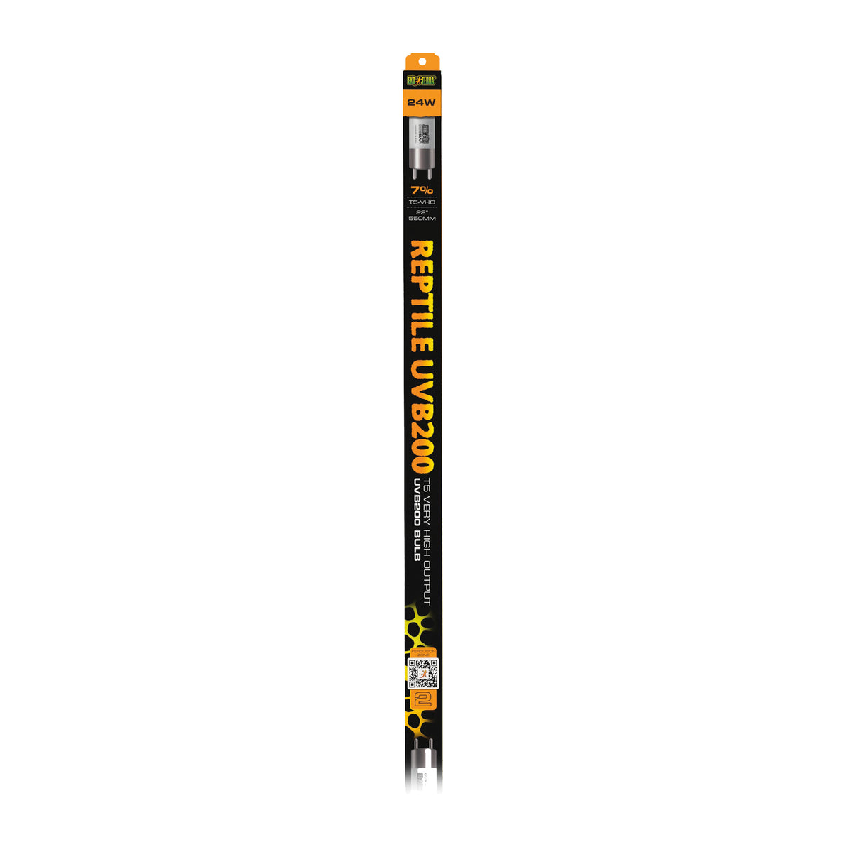 Ampoule linéaire T5 Reptile UVB200 Exo Terra à rendement très élevé, 24 W, 550 mm (22 po) - La niche&amp;moi