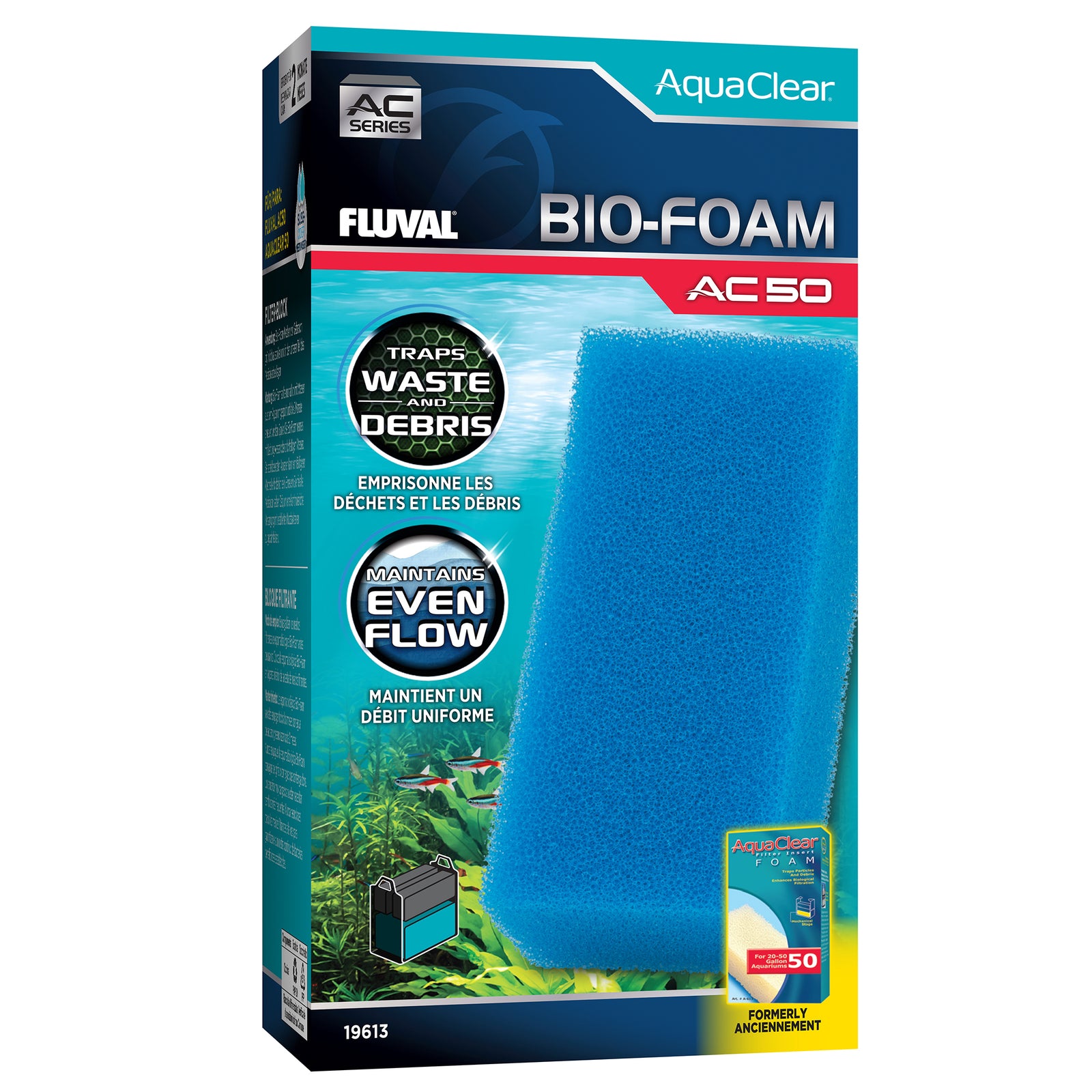Bloc de mousse Bio-Foam pour filtre à moteur AC50 AquaClear - La niche&moi