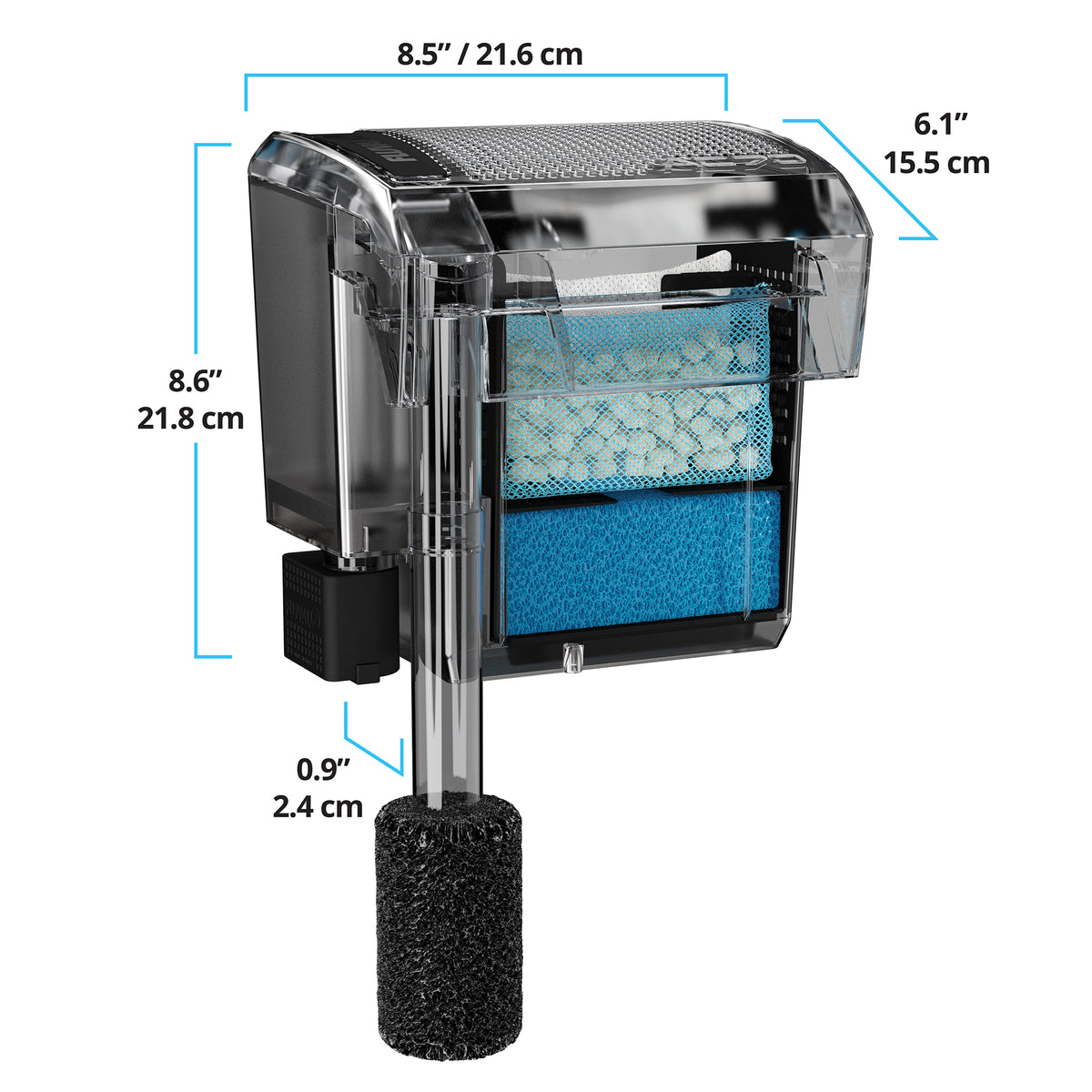 Filtre à moteur AC70 AquaClear, 152-265 L (40-70 gal) - La niche&amp;moi