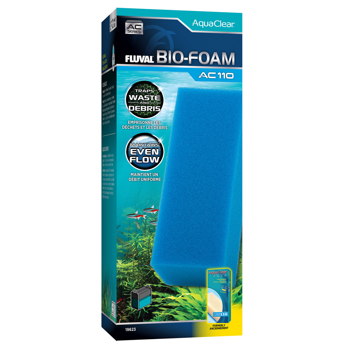 Bloc de mousse Bio-Foam pour filtre à moteur AC110 AquaClear - La niche&amp;moi