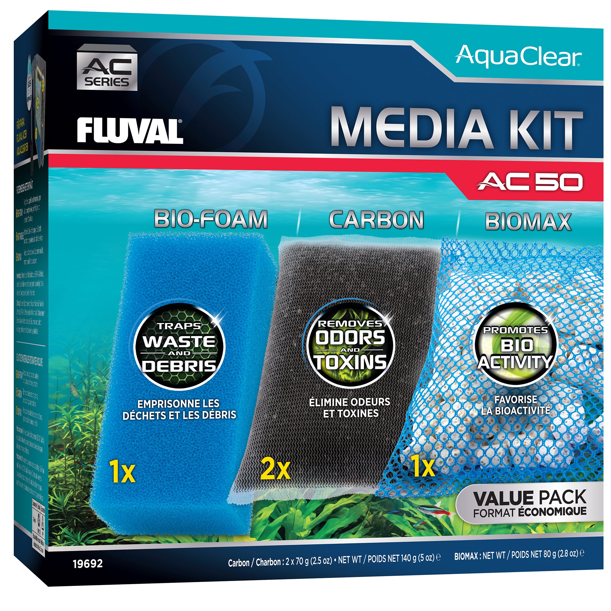 Media Maintenance Kit for AquaClear AC50 Power Filter