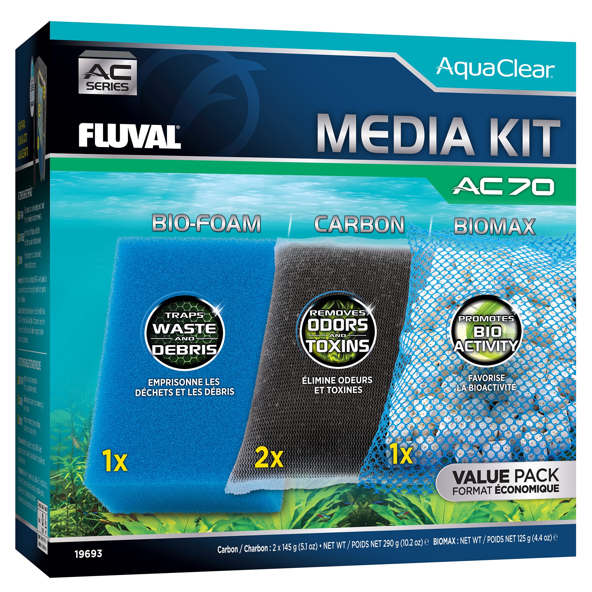 Media Maintenance Kit for AquaClear AC70 Power Filter