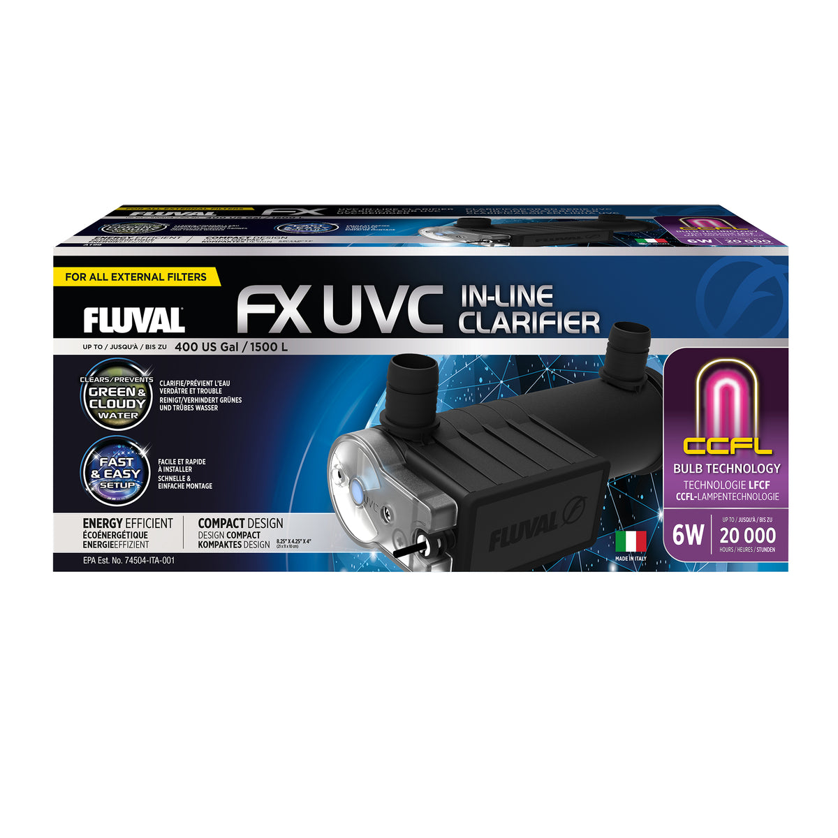 Clarificateur UVC FX Fluval - La niche&amp;moi