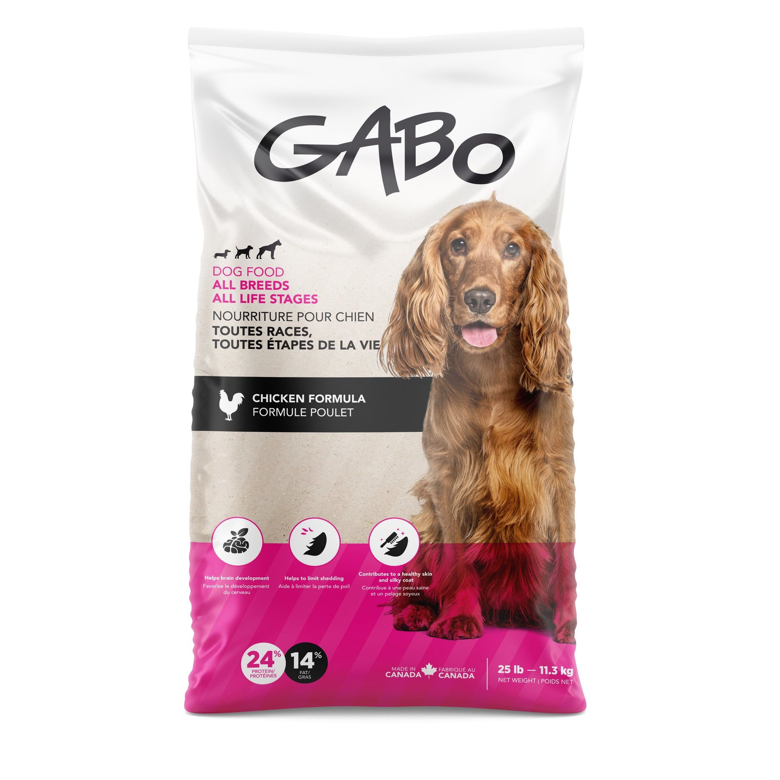 Gabo Dog Food, All Life Stages - Chicken 25 Lb