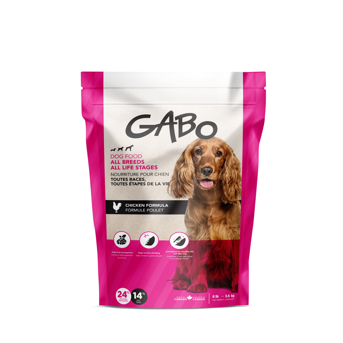 Gabo Dog Food, All Life Stages - Chicken 8 Lb