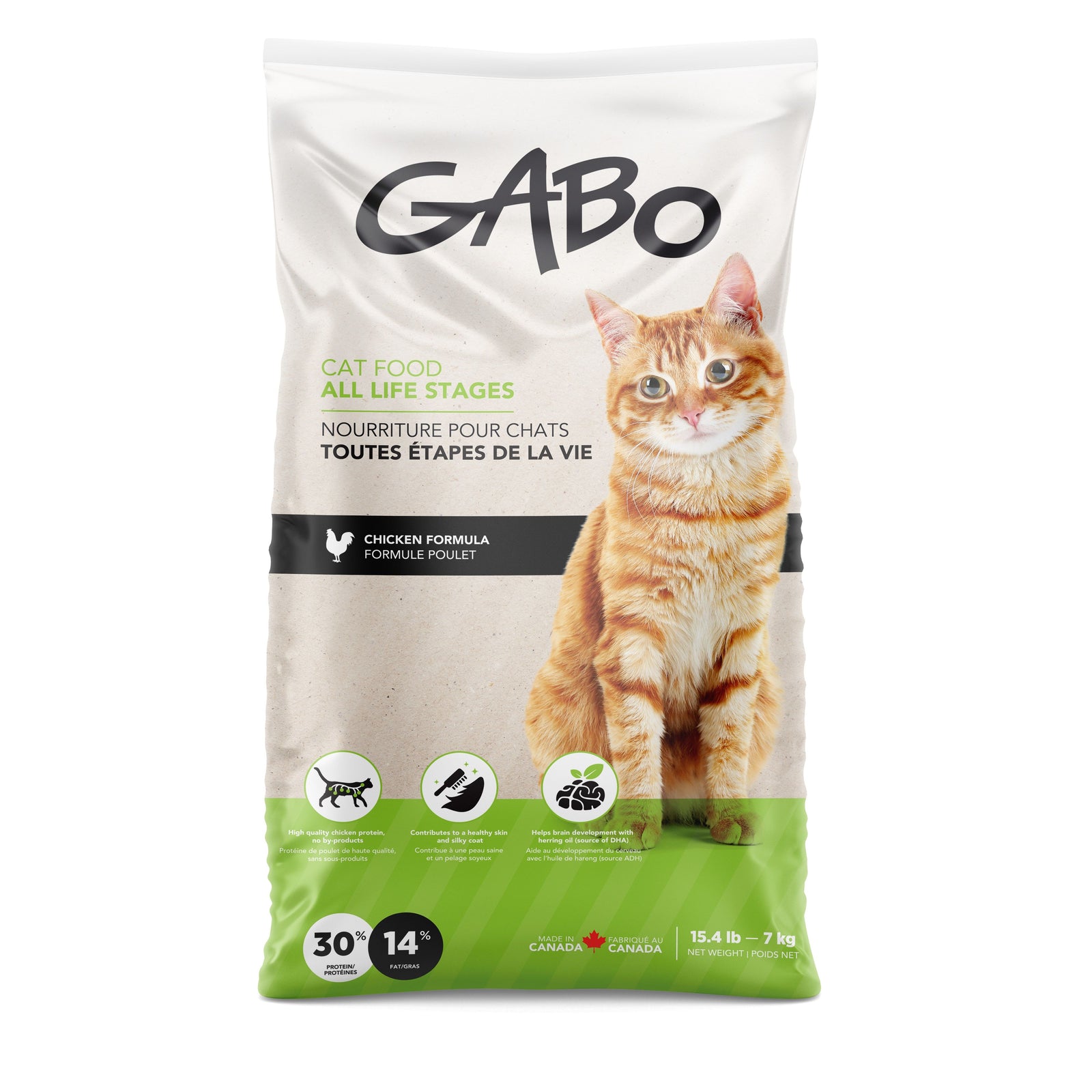 Gabo Nourriture Pour Chat & Chaton, Poulet 15.4lb - La niche&moi