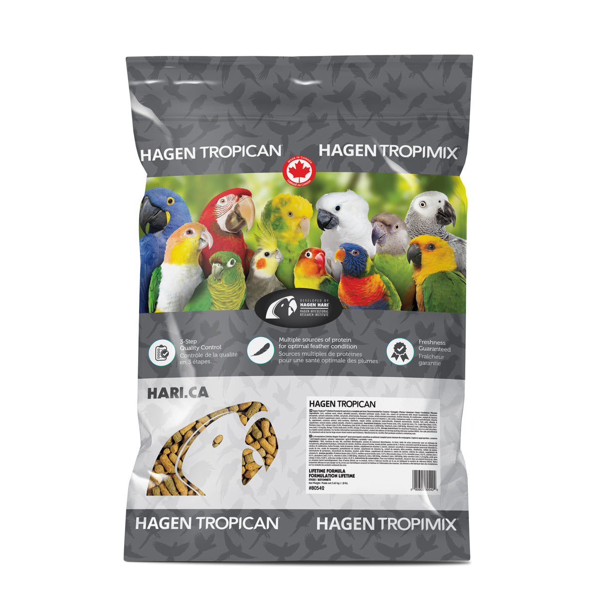 Aliment Lifetime Tropican pour perroquets, bâtonnets 3.63kg (8 lb) - La niche&amp;moi
