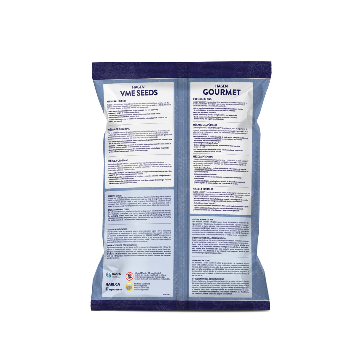 Mélange Gourmet HARI de qualité supérieure pour grands perroquets, 9,1 kg (20lb) - La niche&amp;moi