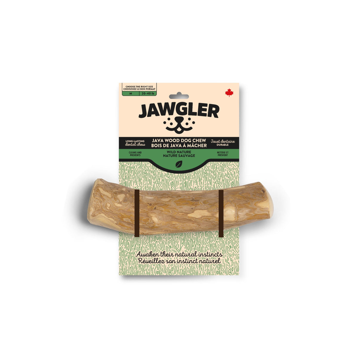 Jawgler Bois De Java - Nature Sauvage, Moyen - La niche&amp;moi