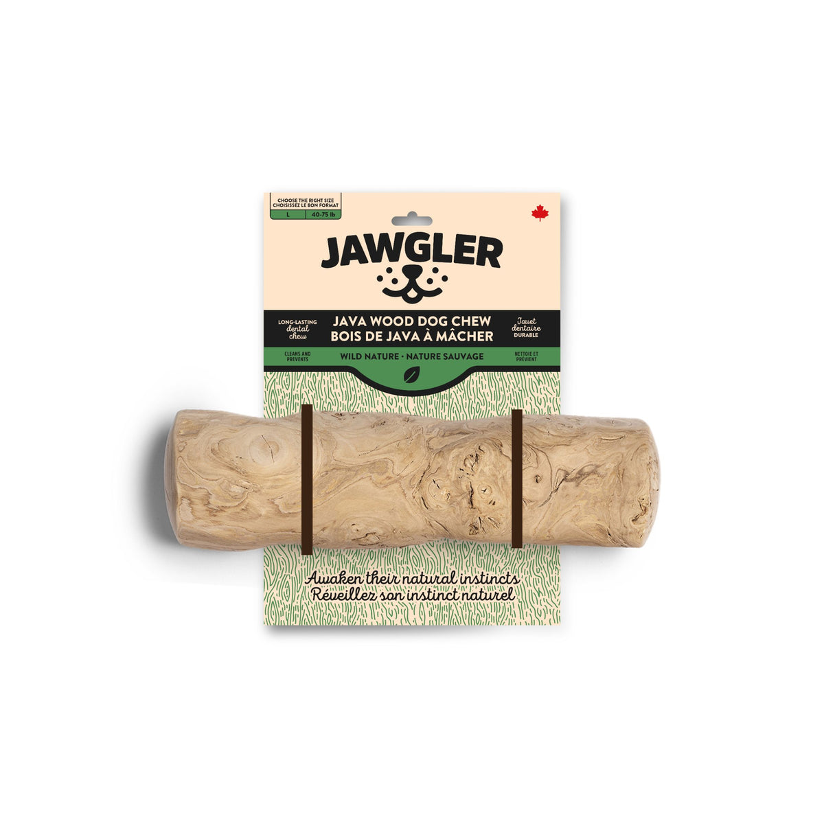 Jawgler Bois De Java - Nature Sauvage, Grand - La niche&amp;moi