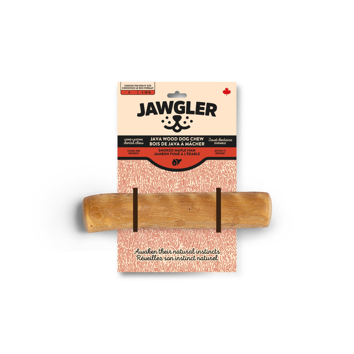 Jawgler Bois De Java - Jambon Fumé à L'érable, Petit - La niche&amp;moi