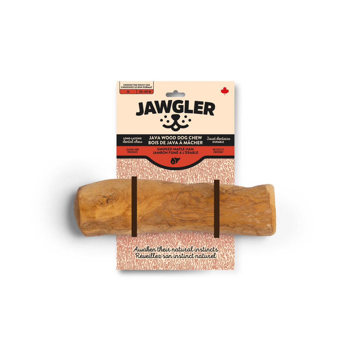 Jawgler Bois De Java - Jambon Fumé à L'érable, Moyen - La niche&amp;moi