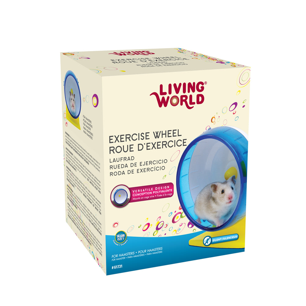 Roue d’exercice Living World pour hamsters, 14 cm (5,5 po) - La niche&amp;moi