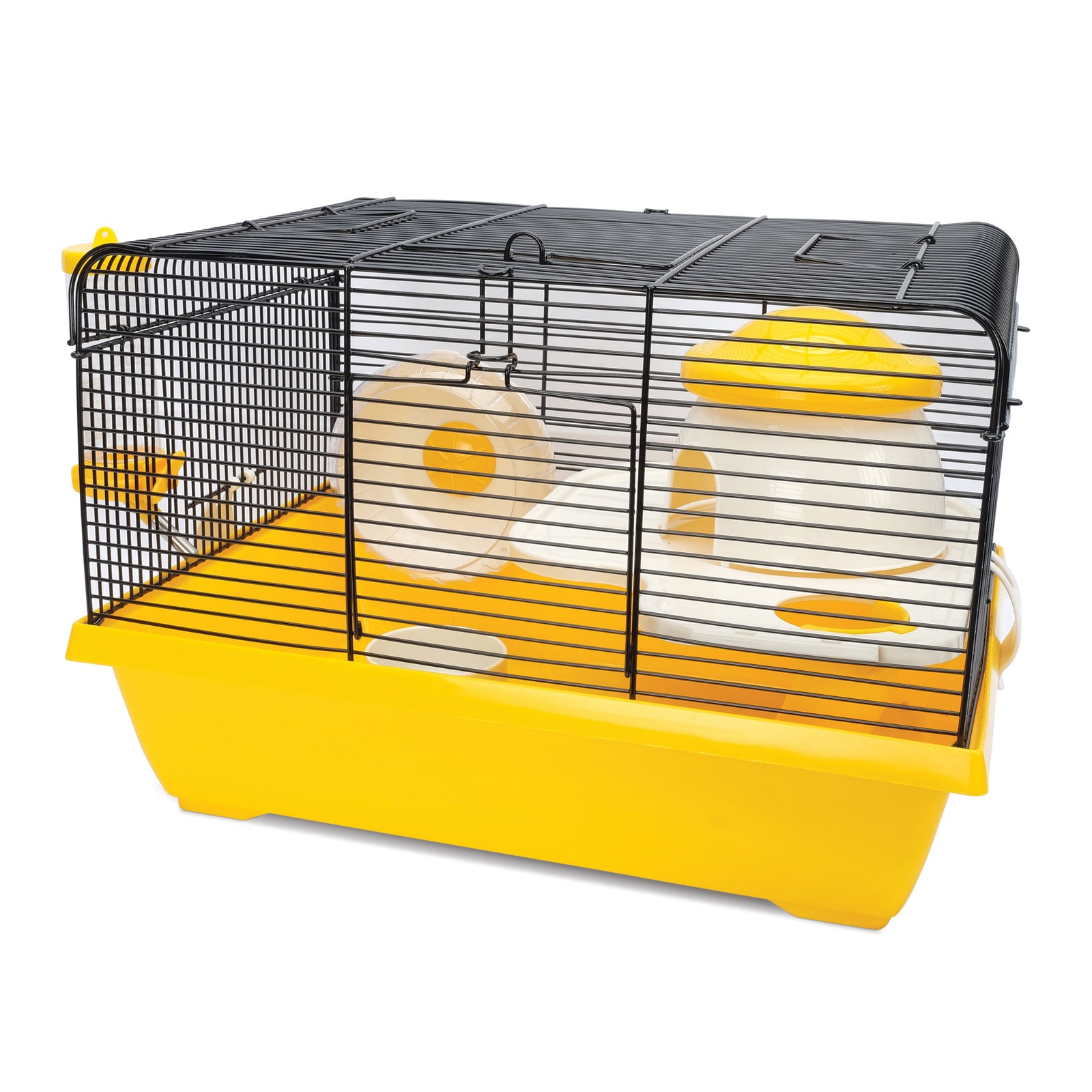 Cage Living World pour hamsters nains, Cottage, L. 42,5 x l. 31 x H. 28 cm (16,7 x 12,2 x 11 po) - La niche&moi