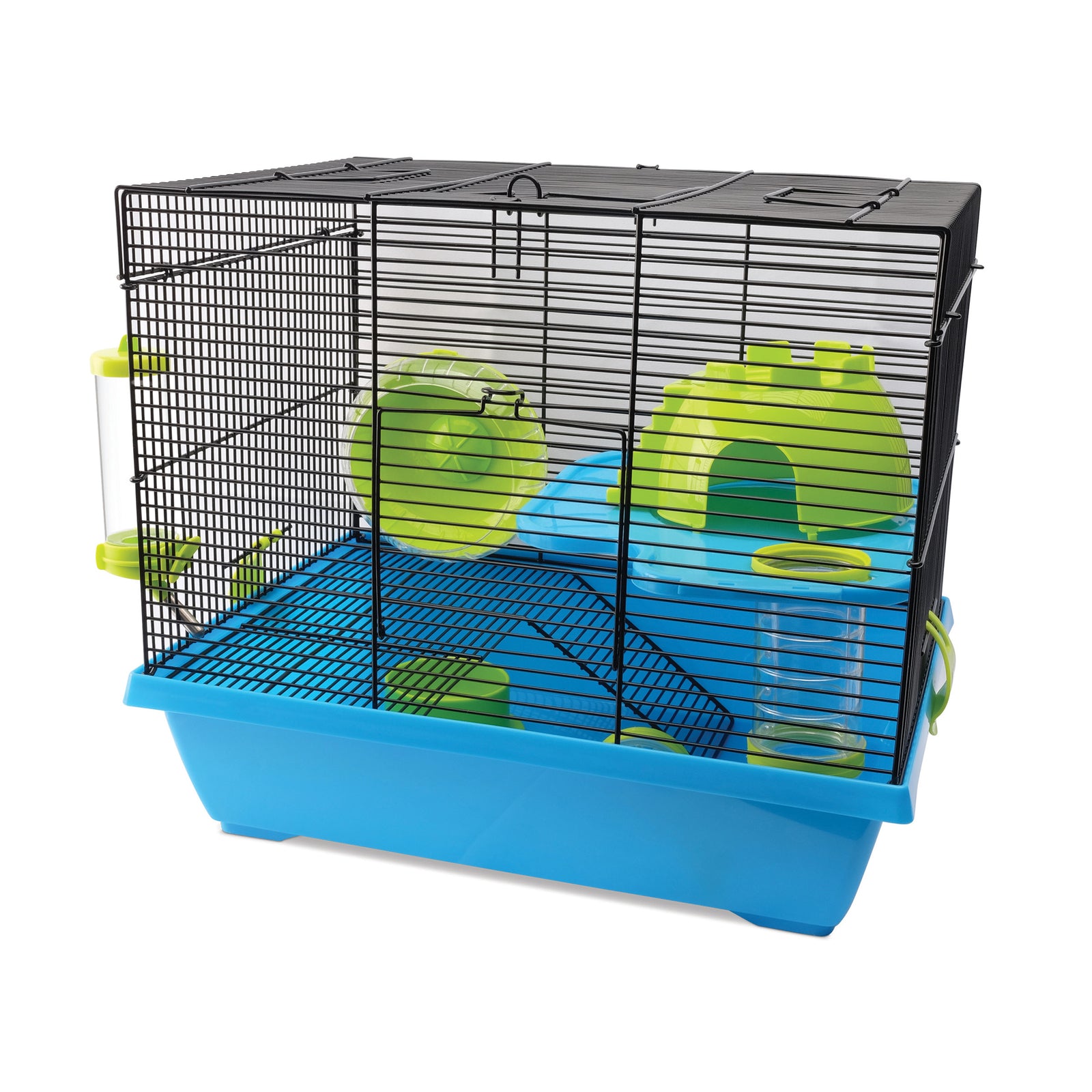 Cage Living World pour hamsters nains, Resort, L. 51 x l. 36,5 x H. 29 cm (20 x 14,3 x 11,4 po) - La niche&moi