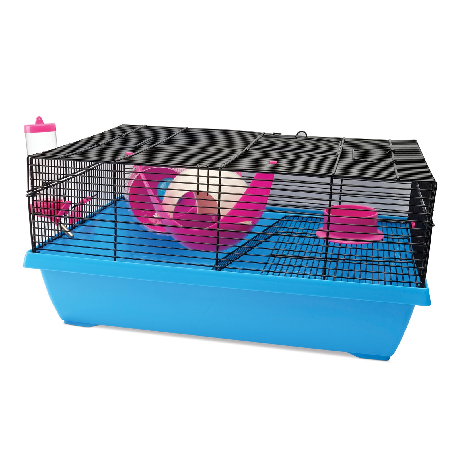 Cage Living World pour hamsters nains, Hangout, L. 51 x l. 36,5 x H. 23,5 cm (20 x 14,3 x 9,2 po) - La niche&moi