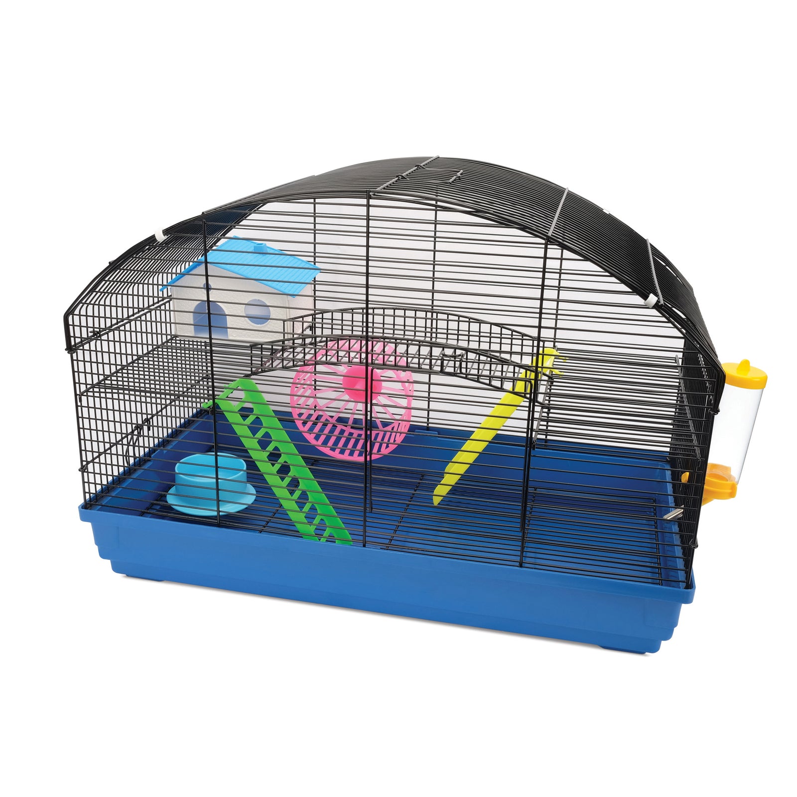 Cage Living World pour hamsters nains, Villa, L. 58 x l. 32 x H. 41 cm (22,8 x 12,5 x 16,1 po) - La niche&moi