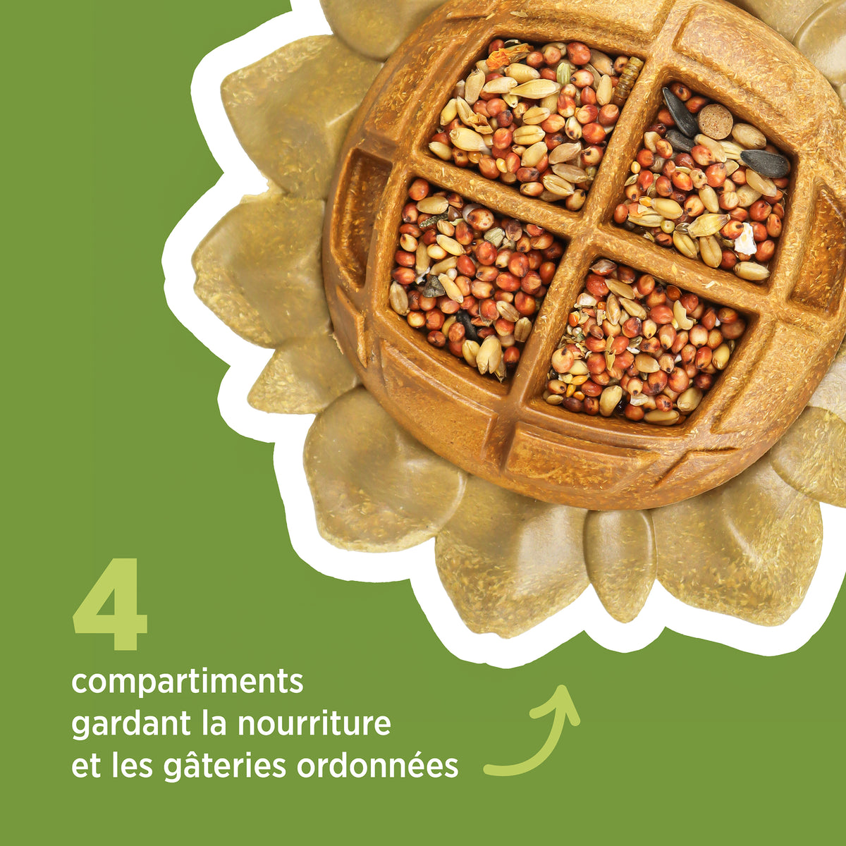 Accessoire de nourrissage comestible Living World, Tournesol, orange, 160 g (5,6 oz) - La niche&amp;moi