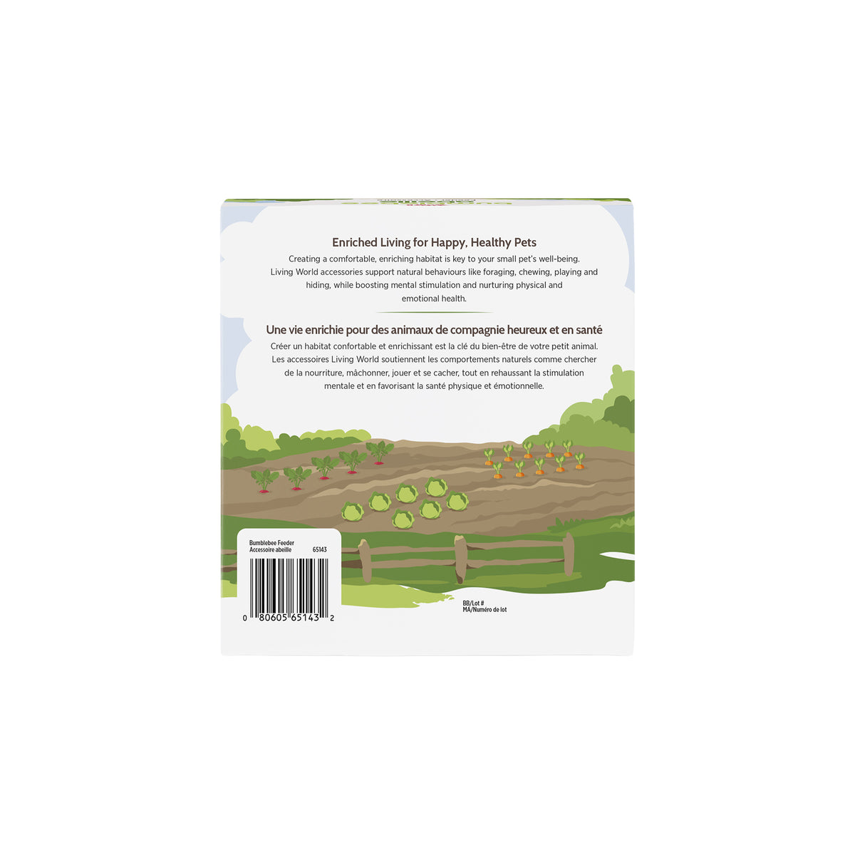 Accessoire de nourrissage comestible Living World, Abeille, brun, 120 g (4,2 oz) - La niche&amp;moi