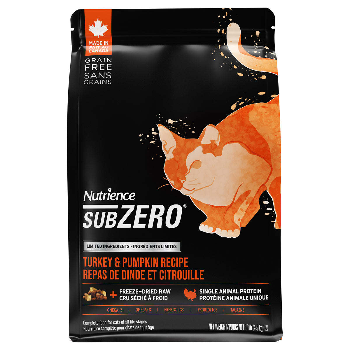 Nutrience SubZero à ingrédients limités, Repas de dinde et citrouille - La niche&amp;moi