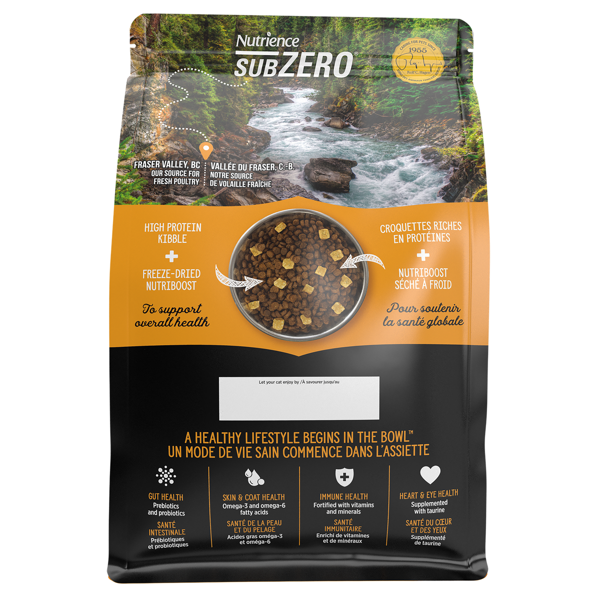 Nutrience SubZero pour chats, Vallée du Fraser, 1,8 kg - La niche&amp;moi