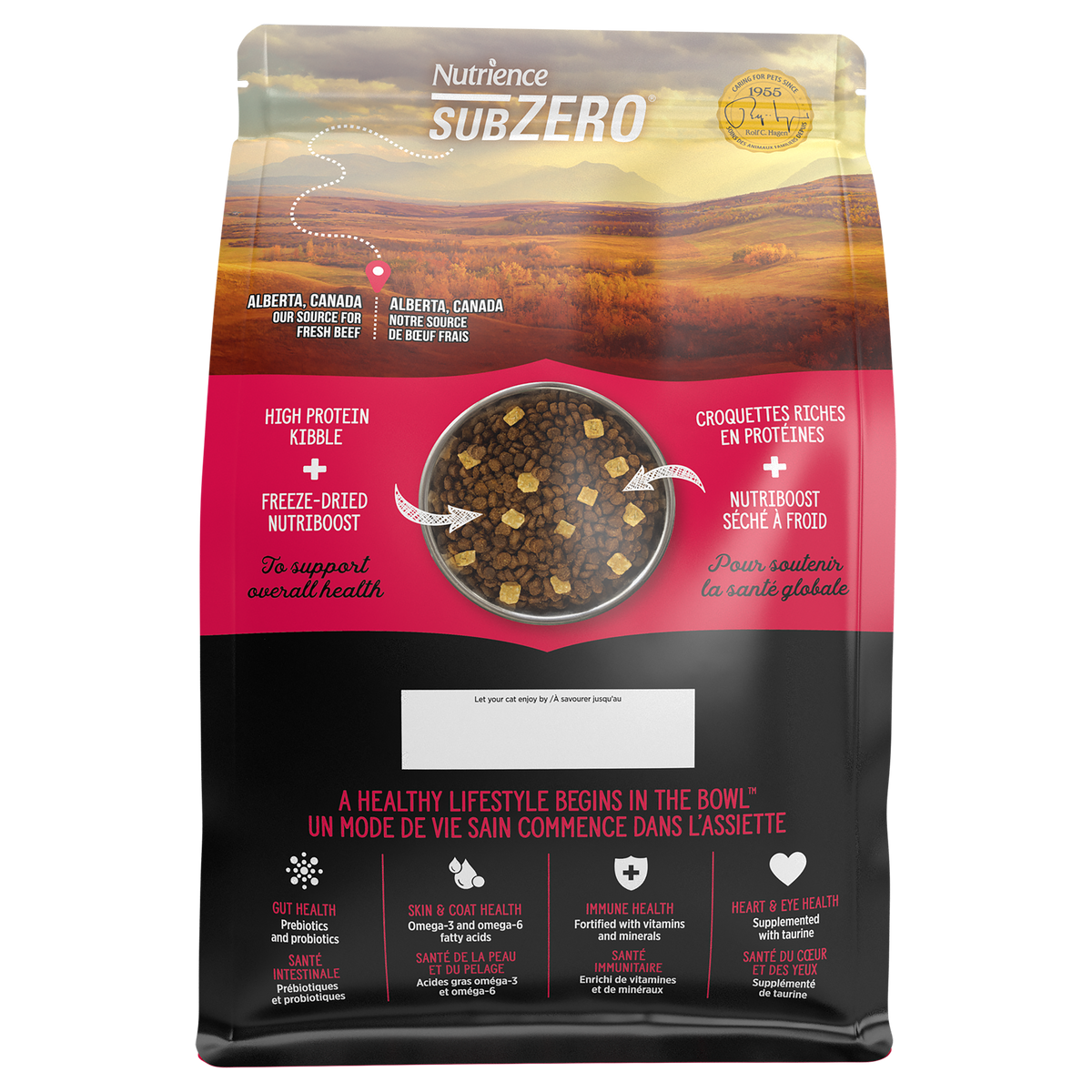 Nutrience SubZero pour chats, Gibier des Prairies, 4,5 kg - La niche&amp;moi