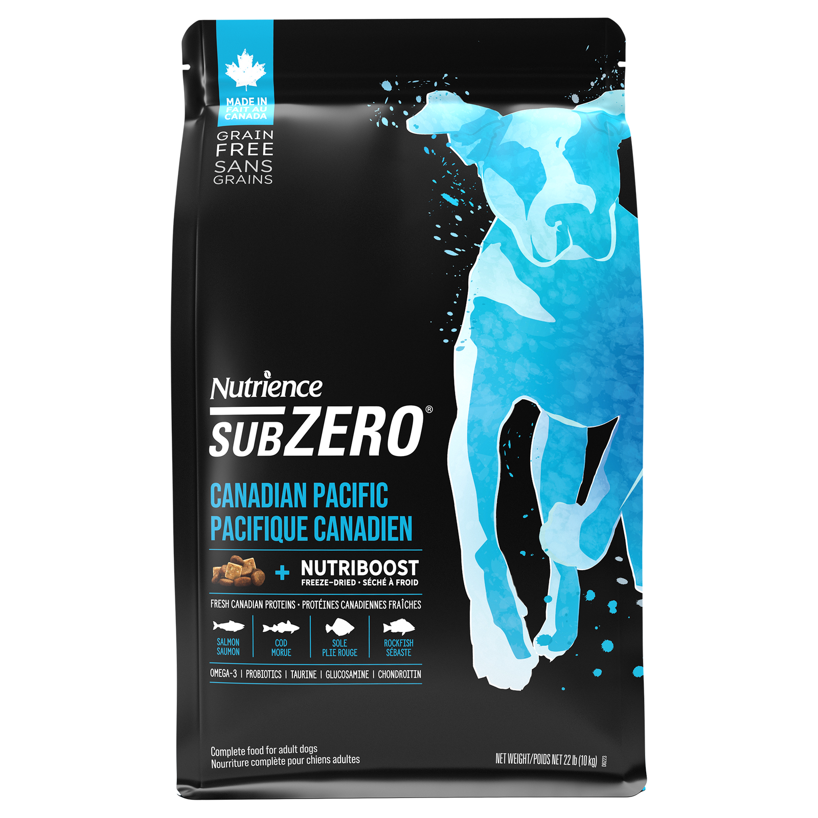 Nutrience SubZero Sans grains pour chiens, Pacifique canadien 10kg - La niche&moi