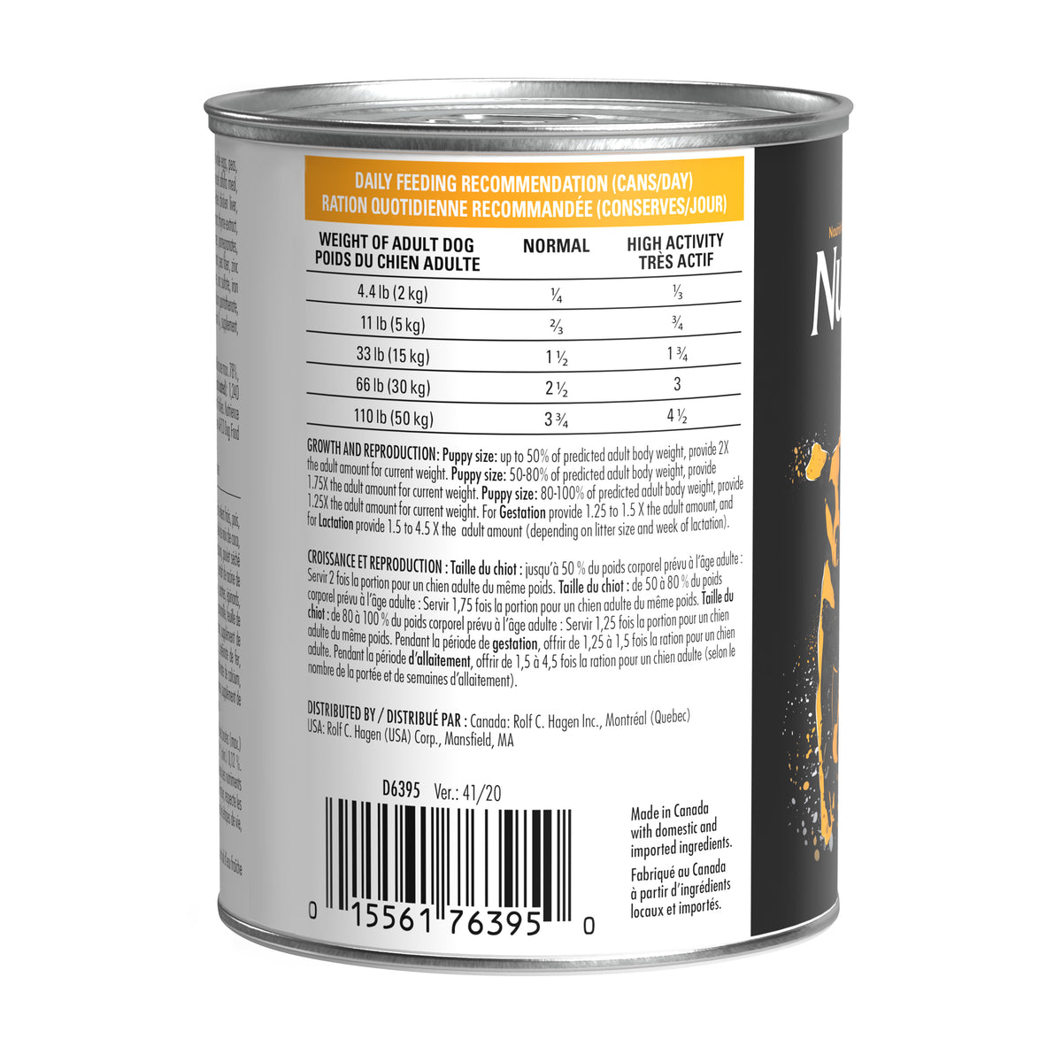 Aliment Subzero Nutrience Sans grains Pâté pour chiens adultes, formulation Vallée du Fraser, 369 g (13 oz) - La niche&amp;moi
