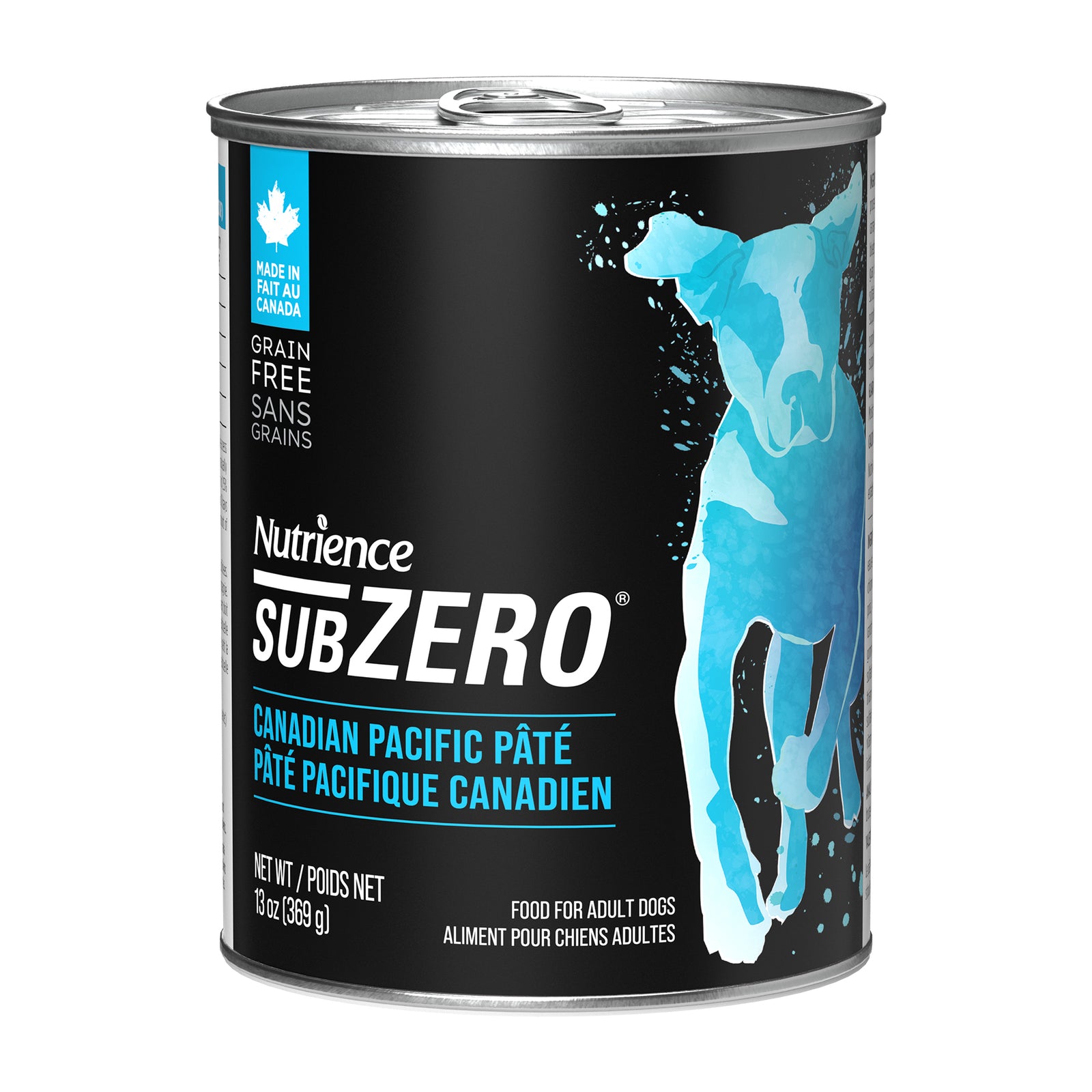 Aliment Subzero Nutrience Sans grains Pâté pour chiens adultes, formulation Pacifique canadien, 369 g (13 oz) - La niche&moi