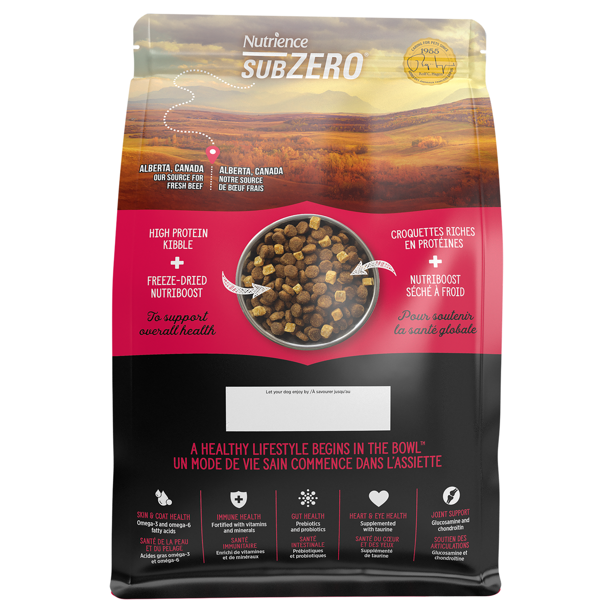 Nutrience SubZero pour chiens, Gibier des Prairies, 1,8 kg - La niche&amp;moi