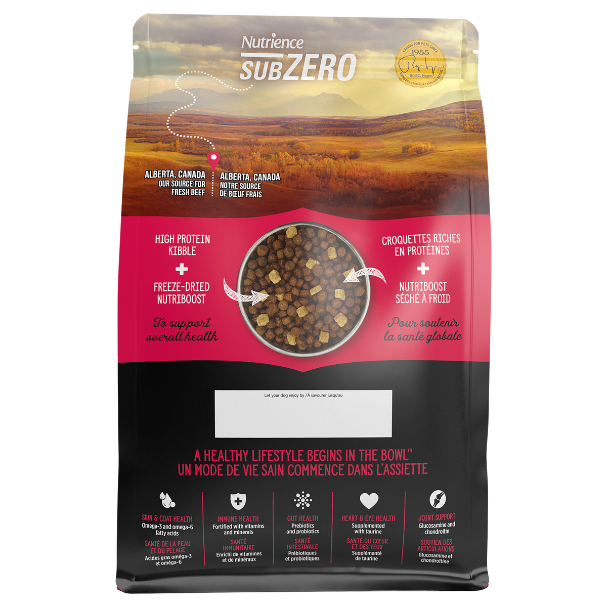 Nutrience SubZero pour chiens de petite race, Gibier des Prairies, 4,5 kg - La niche&amp;moi